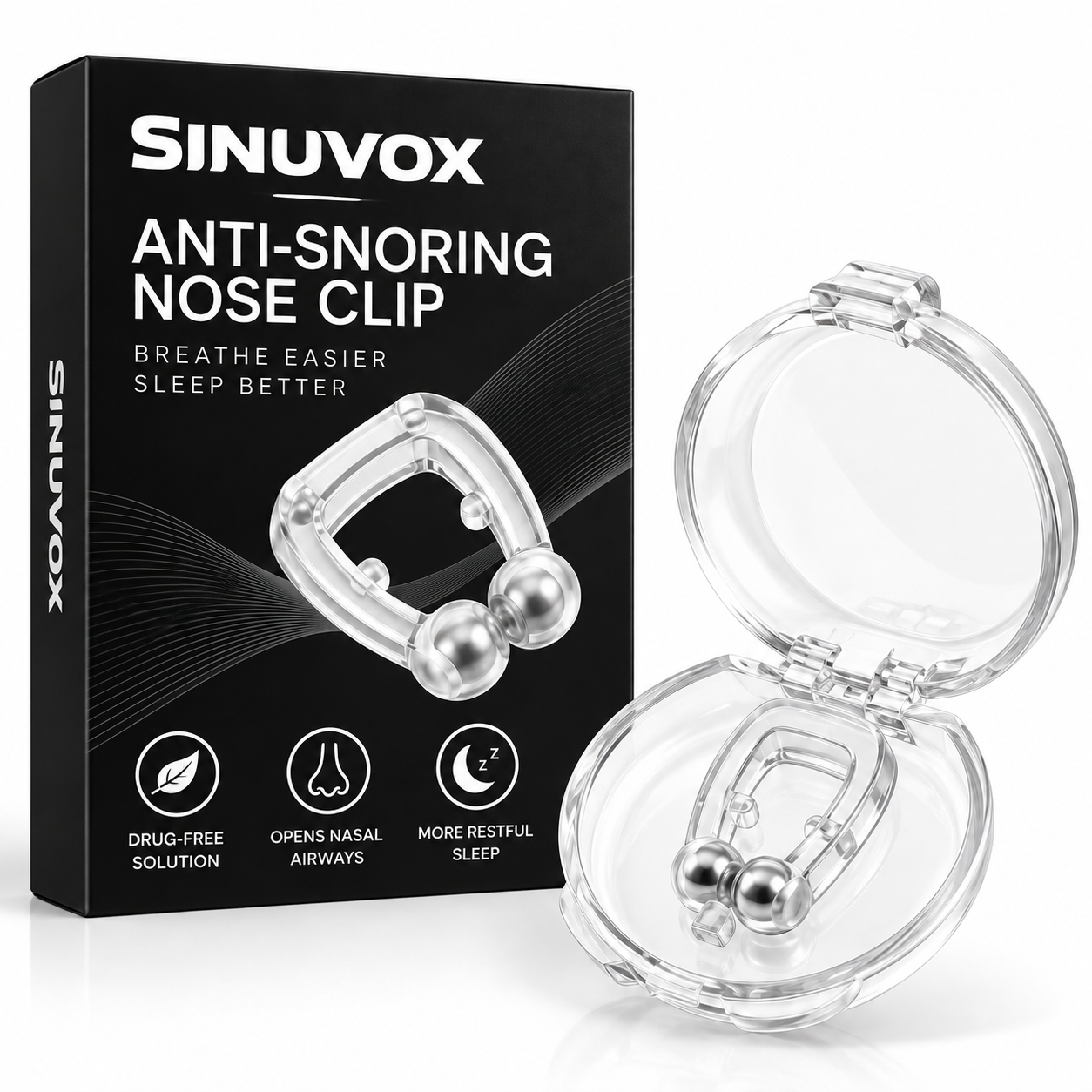 Sinuvox™ Nose Clip - 30 - Days Money Back Guarantee