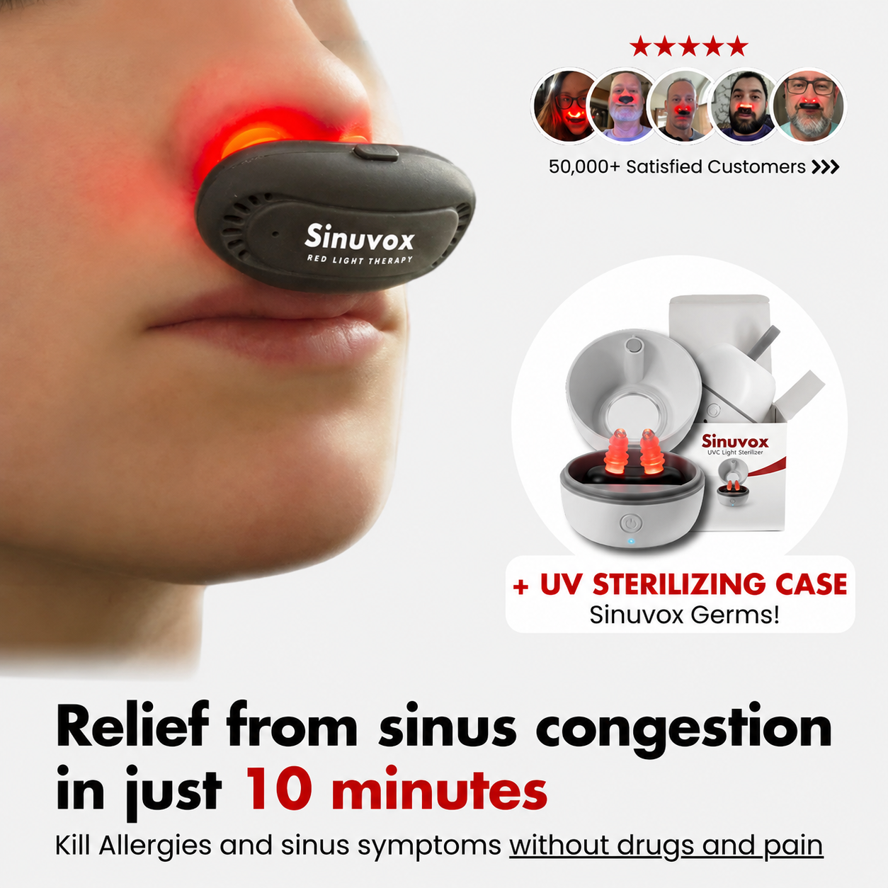 Sinuvox Red Light Nasal Device