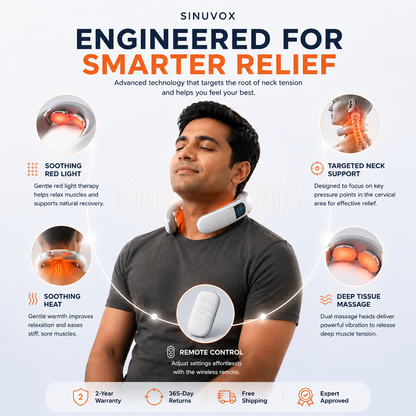 Sinuvox Massager - 30 - Days Money Back Guarantee