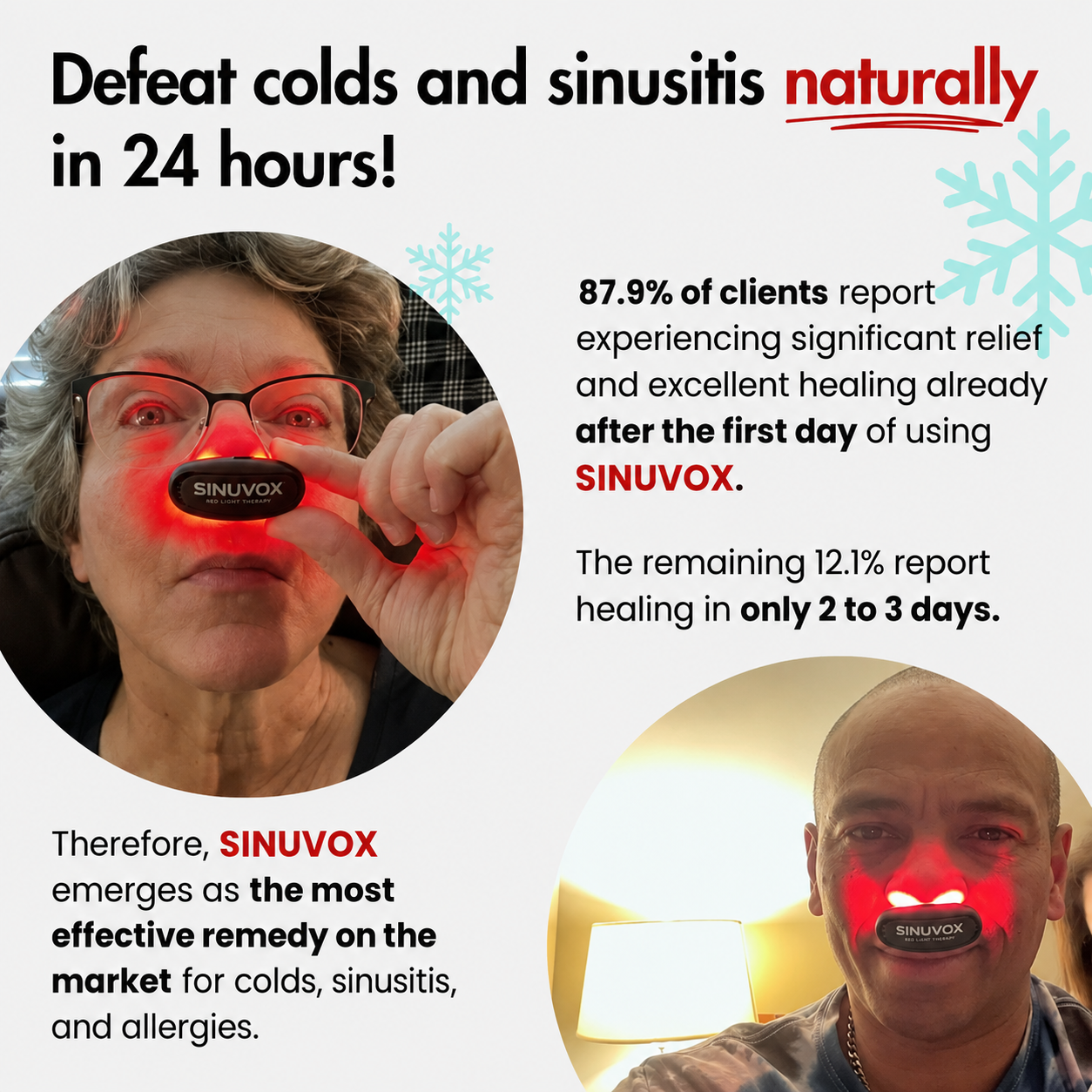 Sinuvox Red Light Nasal Device