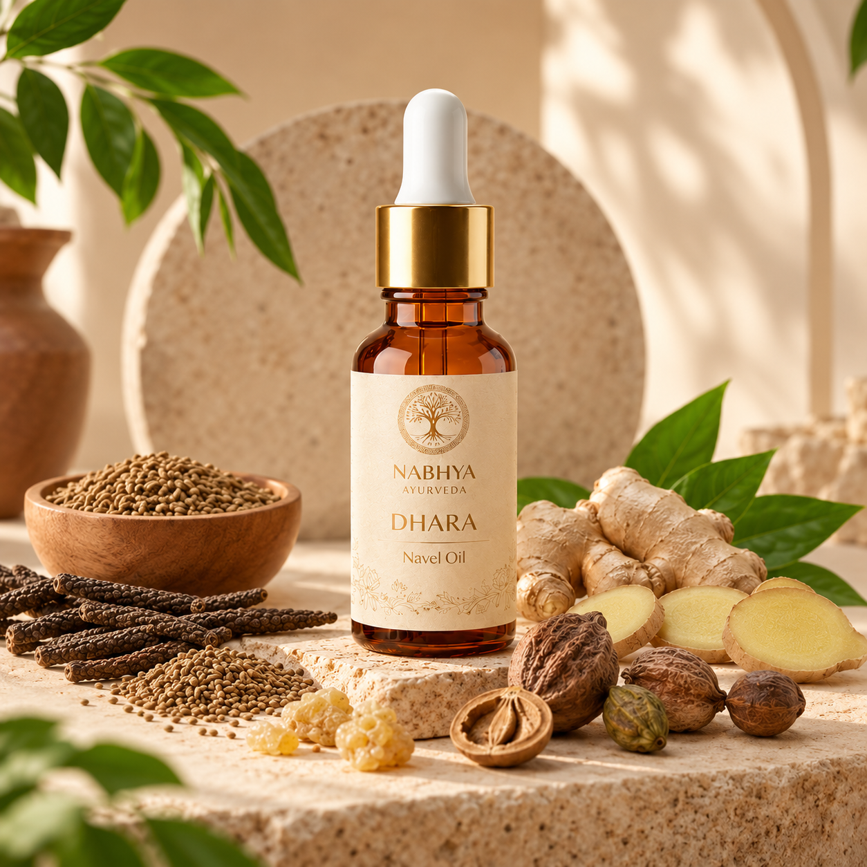 Sinuvox Nabhya Dhara | Balanced Belly Button Oil