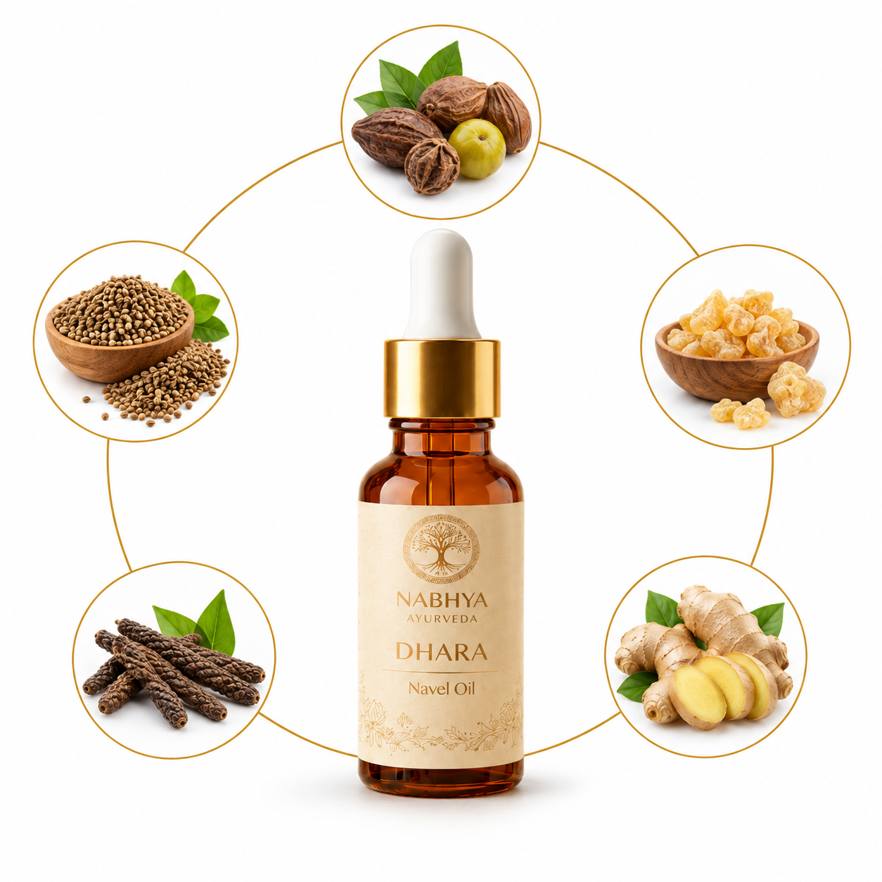 Sinuvox Nabhya Dhara | Balanced Belly Button Oil