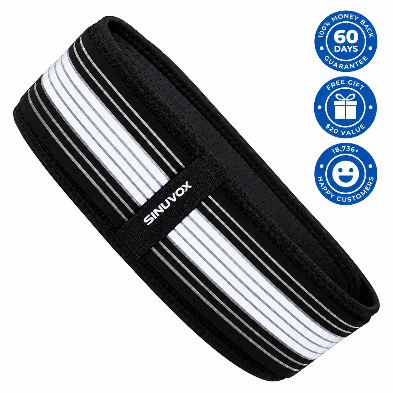 Sinuvox FlexGrip Belt - 90 Days Money Back Guarantee