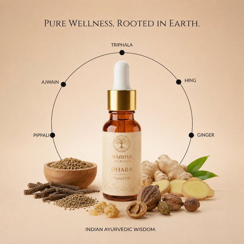 Sinuvox Nabhya Dhara | Balanced Belly Button Oil